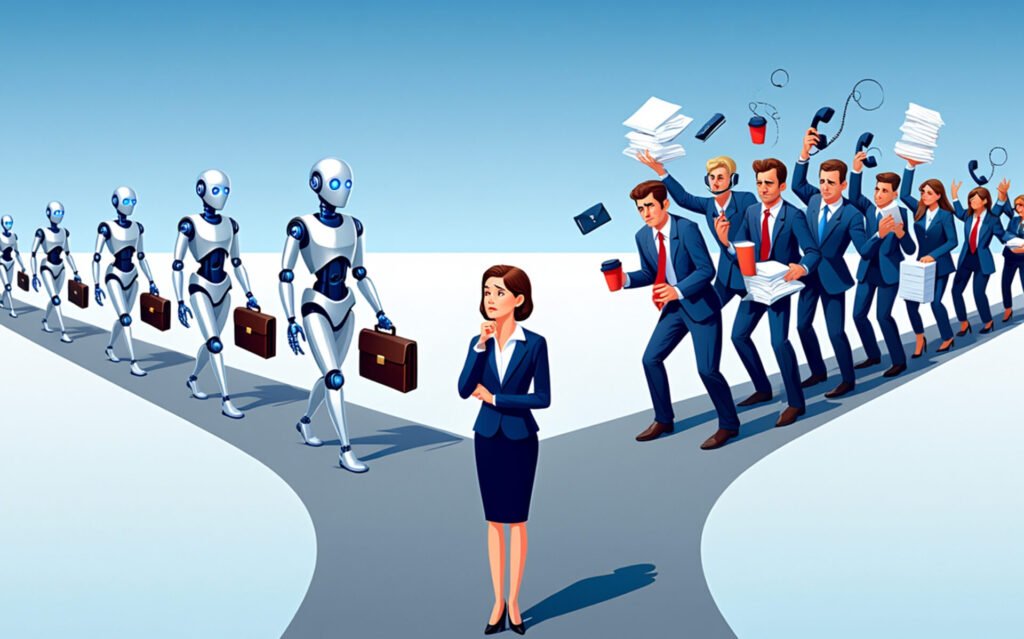 The AI workplace paradox: employers expect miracles from technology whilst devaluing humans.